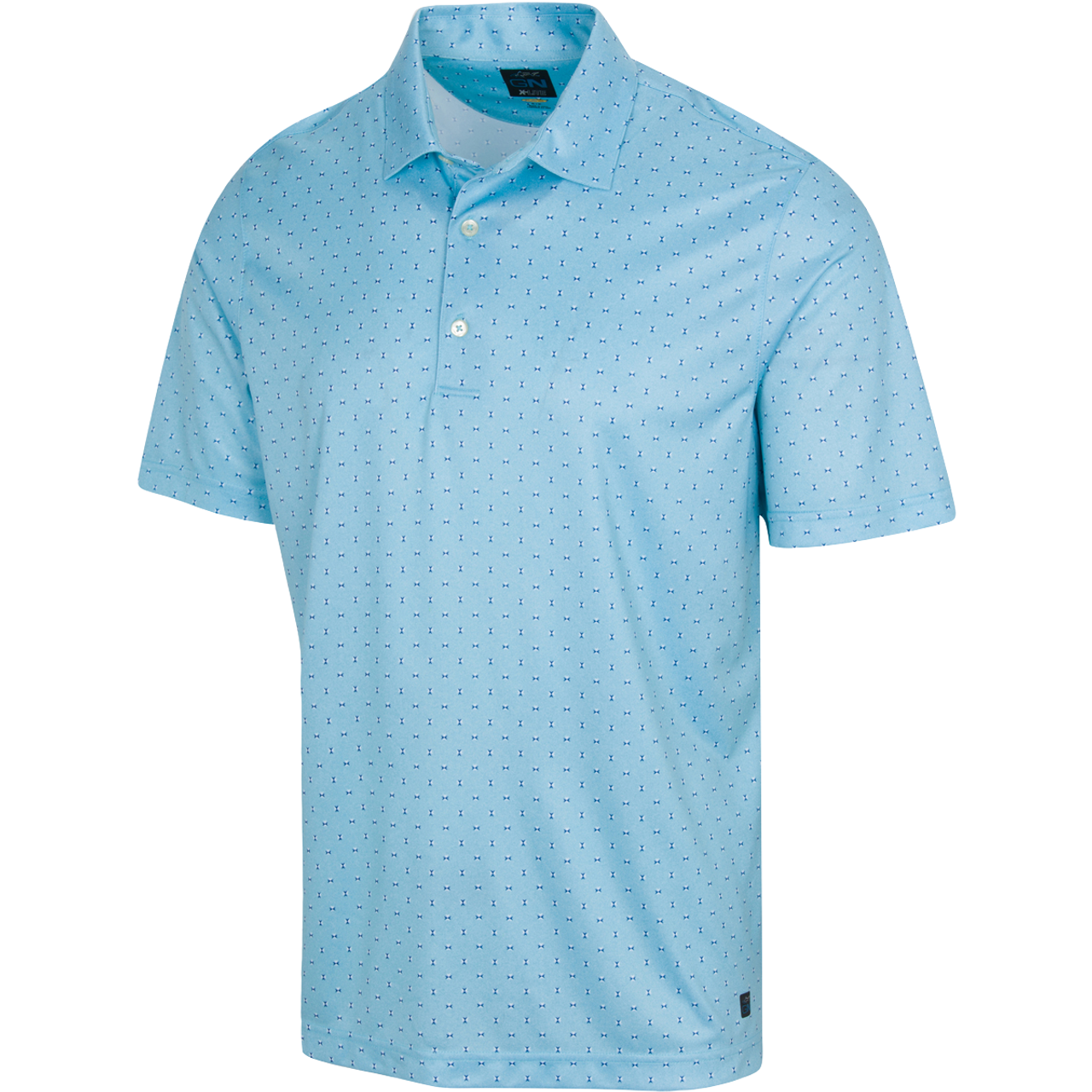 GREG NORMAN Men's Compass X-Lite Golf Polo - Lceberg Heather